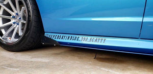 2012+ UP Dodge Charger V2 Aluminum Side Skirts w/Fins - American Stanced
