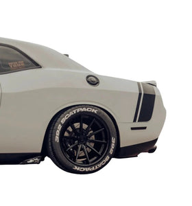 Aluminum Side Skirts / Dodge Challenger, GT, R/T, SRT 392, Hellcat 2012-2021 - American Stanced