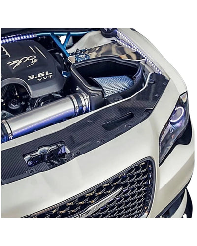Carbon Fiber 4 Piece Engine Bay Set / Chrysler300, S, C, SRT / 2015-2022 - American Stanced