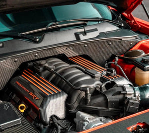 Carbon Fiber 4 Piece Engine Bay Set / Dodge Charger GT, R/T, SRT 392, Hellcat 2015-2022 - American Stanced
