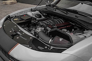 Carbon Fiber Radiator Cover / Dodge Charger, GT, R/T, SRT 392, Hellcat 2015-2021 - American Stanced