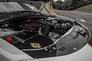 Carbon Fiber Radiator Cover / Dodge Charger, GT, R/T, SRT 392, Hellcat 2015-2021 - American Stanced