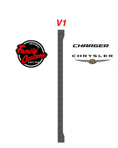 Carbon Fiber Side Skirts / Dodge Charger, GT, R/T, SRT 392, Hellcat 2015-2021