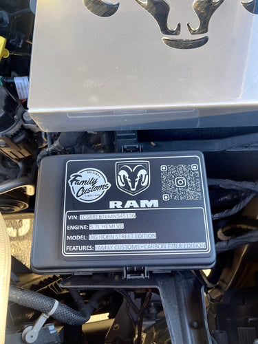 Dodge Ram1500 / TRX/ Fusebox Plaque 