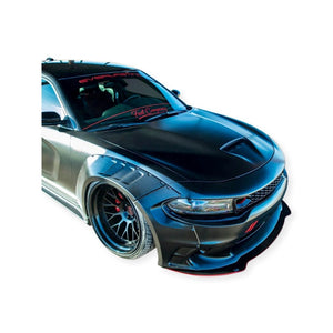 V2 Carbon Fiber Splitter / Dodge Charger, GT, R/T, SRT 392, Hellcat 2015-2021